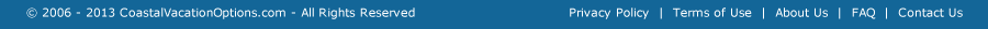Copyright Notice and Footer Menu